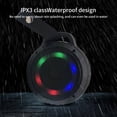 thumbnail image 4 of Pompotops Portable Bluetooth Speakers TWS,Colorful Light Bluetooth Speaker Luminous Outdoor Mountaineering Speaker Portable Pendant Speaker High-power Long Standby TWS Bluetooth Speaker, 4 of 9