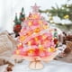 thumbnail image 5 of Mini Árbol Navideño de Mesa, Estrella Led y Adorno, Modos de Brillo, Base Estable, Decoración Navideña para Interiores, Celebraciones de Navidad y Año Nuevo, Hongo con Pilas, Material de Pvc, 30 Cm, 5 of 6