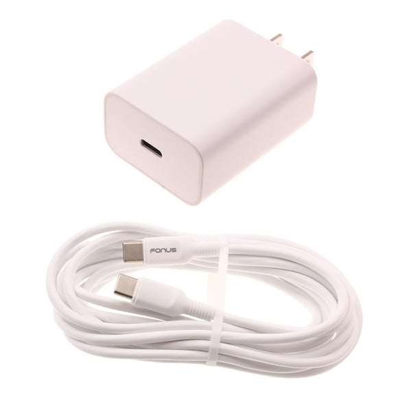 PD Type-C 18W Fast Home Charger for Samsung Galaxy A12 A32 A42 A52 A72 5G Phones - 6ft USB-C Cable Quick Power Adapter Travel Wall Compatible With Galaxy A12 A32 A42 A52 A72 5G Models