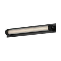 E23480-144BK ET2 Lighting Doric - 12W 1 LED Wall Sconce-19 Inches Tall and 4.75 Inches Wide-Black Finish