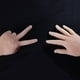 thumbnail image 5 of 2 Unidades Mano Modelo Maniquí Estante de Exhibición Soporte de Guantes Porta de Joyería Titular, 5 of 9