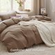 thumbnail image 2 of Juego de fundas de edredón Bedsure Deep Khaki King Size, 3 piezas, 2 of 7