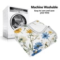thumbnail image 5 of Yayeee Throw Blanket for Couch Soft Warm 50" x 60" Sofa Chair Bed Decoration, Blue Floral, 5 of 7