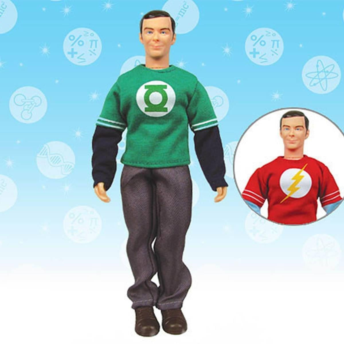 Big Bang Theory Sheldon (Green Lantern/ The Flash) Retro Clothed 8