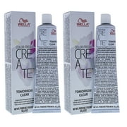 Color Fresh Create Semi-Permanent Color - Tomorrow Clear by Wella for Unisex - 2 oz Hair Color - Pack of 2