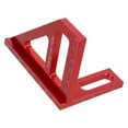 thumbnail image 3 of HOMEMAXS Multi-angle Measuring Ruler Square Protractor 45/90 Degree Woodworking Ruler Tool, 3 of 8