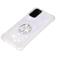thumbnail image 4 of Funda para Samsung Galaxy S20 5G con Brillo Líquido Flotante, Purpurina, Parachoques y Anillo Giratorio Soporte, 4 of 5