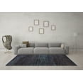 thumbnail image 3 of Ahgly Company Indoor Rectangle Abstract Light Blue Modern Area Rugs, 8' x 10', 3 of 4