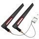 thumbnail image 1 of Tarjeta de red inalámbrica AX201NGW con antena WIFI de doble banda AC88u, Cable de conexión ipex4, 1 of 5