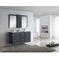 thumbnail image 4 of Imaginations Américaines  58 pouces W Vanity Base Set  Gris, 4 of 9