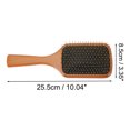 thumbnail image 2 of Peine de aire de madera de 1 pieza Unique Bargains 10.04"x3.35" tono marrón rojizo negro dorado, 2 of 6