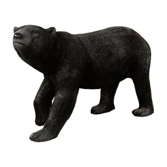 American Black Bear Walking Head Up Statue