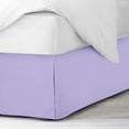 thumbnail image 3 of 600 Thread Count Egyptian Cotton Split Corner Bed Skirt – 15-Inch Drop, Tailored Fit 1-PC Bed Skirt, Alaska King, Lavender, 3 of 5