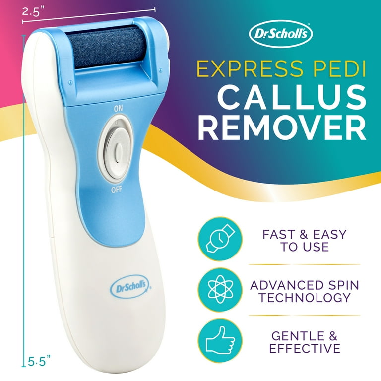 Dr. Scholl's Hard And Dead Skin Remover Nano Glass Foot File And Callus  Remover, Durable Foot Scrubber, Hygienic Pedicure Tool, Long Lasting Foot