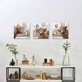 thumbnail image 6 of Rustic Highland Cow Wall Art Decor Farmhouse Magritte Cow Wall Decor Pictures Canvas Prints Artworks for Living Room Bedroom Restroom 12''x12''x3Pcs, 6 of 7