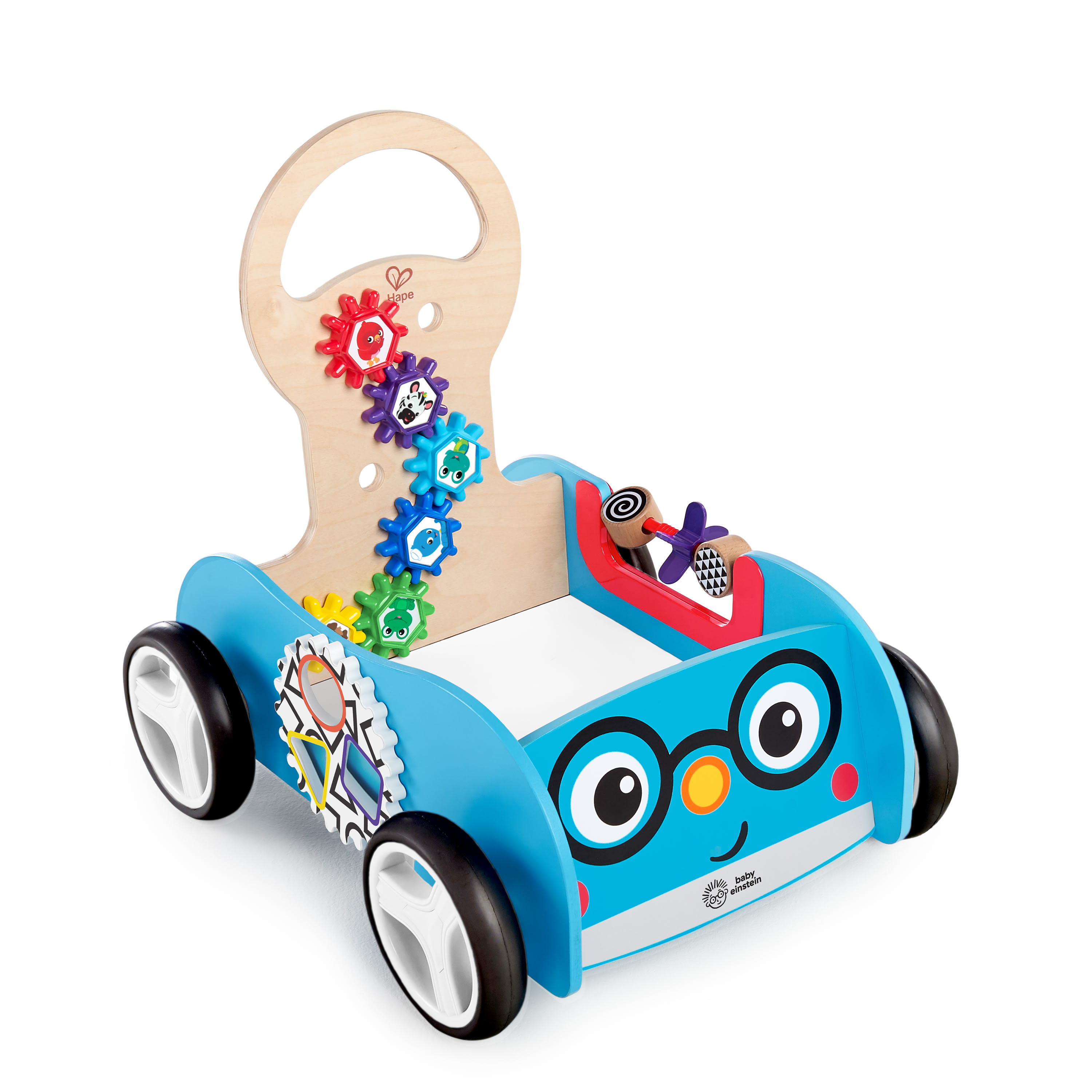 Baby Einstein Discovery Buggy Wooden Activity Baby Walker & Wagon - image 4 of 16