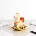 thumbnail image 4 of Figura de caballo de la riqueza, estatua de resina, bendición del zodiaco, recuerdo, caballo hecho a mano Blanco, 4 of 8