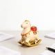 thumbnail image 4 of Estatua de resina de caballo, figura de caballo de la riqueza, escultura decorativa hecha a mano, Feng Shui Blanco, 4 of 8