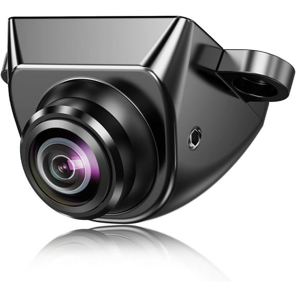 HD Backup/Front/Side View Camera, GreenYi AHD 720P Reverse Rear Cam for Car, SUV, RV, Trailer, Camper, Van, Pickup, Metal Shell, Adjustable Fisheye Lens, 170 Degrees Viewing Angle(Black)