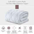thumbnail image 2 of Ella Jayne Fluffy Clouds 2" Gel Fiber Filled Mattress Topper, Cal King, 2 of 5