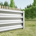thumbnail image 6 of Raised Garden Bed Outdoor, 6×3×1ft , Metal Raised Rectangle Planter Beds for Plants, Vegetables, and Flowers - Silver, 6 of 14