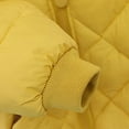 thumbnail image 3 of NAISIBABY Boys Girls Winter Jacket, Solid Color Long Sleeve Thickening Casual Hooded Coats Yellow 7-8T, 3 of 8
