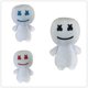 thumbnail image 1 of Juego de peluche DJ Marshmello, blanco, 25 cm, 3 piezas, 1 of 4