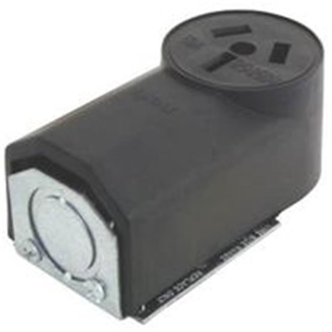 Eaton WD112 50-Amp 125-Volts 2-Pole 3-Wire Surface Mount Range Power Receptacle,