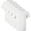 Men's 5-Pack Crew Neck T-Shirt, White, Large