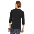thumbnail image 3 of Bella + Canvas Unisex 3/4-Sleeve Baseball T-Shirt - 3200, 3 of 4