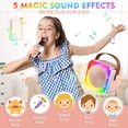 thumbnail image 2 of Máquina de karaoke BAYSING para niños con 2 micrófonos inalámbricos, 2 of 8