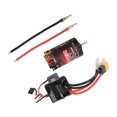 thumbnail image 2 of Motor cepillado 550 de 3 ranuras, 20T BCD80A ESC XT60, juego de enchufes para 1/10 1/12 RC SUVs Crawler Car, 2 of 10