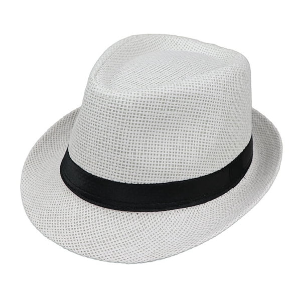 Sombrero de paja monofilamento Color sólido Sombrero de paja de papel para padres e hijos Sombrilla Sombrero protector solar de verano y otoño Sombrero de paja de playa al aire libre Inglaterra