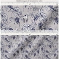 thumbnail image 2 of Soimoi Gray Cotton Poplin Fabric Leaves,Grapes & Giraffe Animal Fabric Prints by Yard 42 Inch Wide, 2 of 7