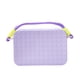 thumbnail image 4 of Tenedor del teléfono del silicón para las mujeres, accesorios con cremallera decorativos de las bolsas de asas de la playa Púrpura, 4 of 7