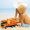 thumbnail image 5 of Toddler Boys Toys for 3 4 5 6 Years Old, Construction Truck Vehicle Toy Set with Play Mat, Die-Cast Toy Car Carrier Truck for Boys Kids, Birthday Gifts Toys for 3 4 5 6 7 8+ Year Old Boys, 5 of 7