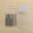 thumbnail image 1 of 10 Pcs Steel Wood Carving Chisels Tools for Nut Olive Egg Engraving Sculpturing, 1 of 6