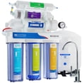 thumbnail image 1 of Max Water 10-Stage Alkaline/Mineral/Infrared Reverse Osmosis System w/ Pressure Gauge, 1 of 6
