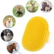 thumbnail image 4 of Cepillo de baño para perros y gatos, cepillo de limpieza con cepillo de masaje para cachorros, 2 piezas de goma de silicona, 4 of 5