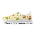thumbnail image 6 of Psesaysky Cartoon Monkey Printed Sneakers for Girls Lightweight Breathable Walking Shoes Loafers Size 5.5-11.5, 6 of 7