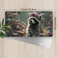 thumbnail image 2 of 1 Pcs 2D Flat License Plate Covers & Frames, A Raccoon For Decorative Front, Waterproof For Decoration Aluminum License Plate Covers & Frames Cover For Men Women, 12" X 6", 2 of 6