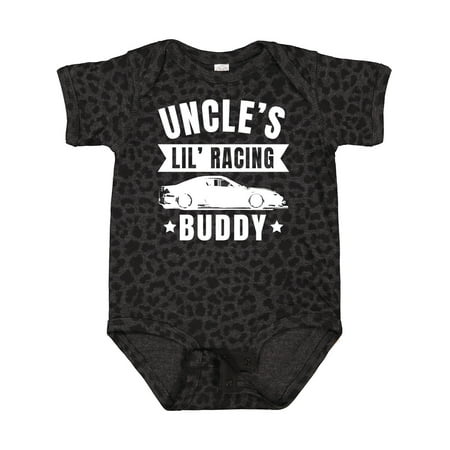 

Inktastic Uncles Lil Racing Buddy Gift Baby Boy or Baby Girl Bodysuit