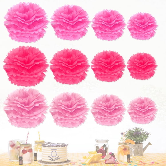 SHOWERORO 12Ud Bolas De Flores De Para Fácil Y En Eventos Y Reuniones
