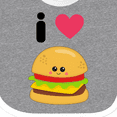 thumbnail image 4 of Inktastic I Love Cheeseburgers Boys or Girls Baby Bib, 4 of 4