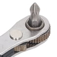 thumbnail image 2 of M Buder Llave de Trinquete Miniatura 1/4 Pulgadas (0.63 cm) Destornillador de Trinquete Portátil Reversible Herramienta de Reparación de Acero de Aleación para Mantenimiento del Hogar y Automotriz, 2 of 9