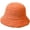 Orange, variant on CoCopeaunts Women Bucket Hat Warm Wool Knitting Basin Hat Autumn Winter Fashionable Plush Fisherman Hat Thickened for Outdoor