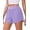 Lilac, variant on Pinspark Athletic Shorts for Women Elastic High Waist Workout Shorts Quick Dry Track Shorts with Mesh Liner