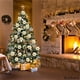 thumbnail image 2 of Adornos para árbol de Navidad, flores artificiales con purpurina, copo de nieve colgante, bola de Navidad, bastón de caramelo, estrella para decoración del árbol de Navidad, 2 of 4