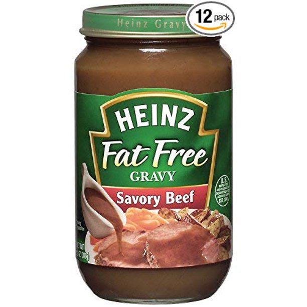 Heinz Savory Beef Fat Free Gravy, 12 Ounce (Pack of 12)