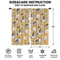 thumbnail image 2 of Blackout Kids Curtains,Yellow Baseball Items Pattern Childrens Insulated Curtains Set Of 2,Bedroom Essentials,Toddler Room Decor 42"x84", 2 of 5